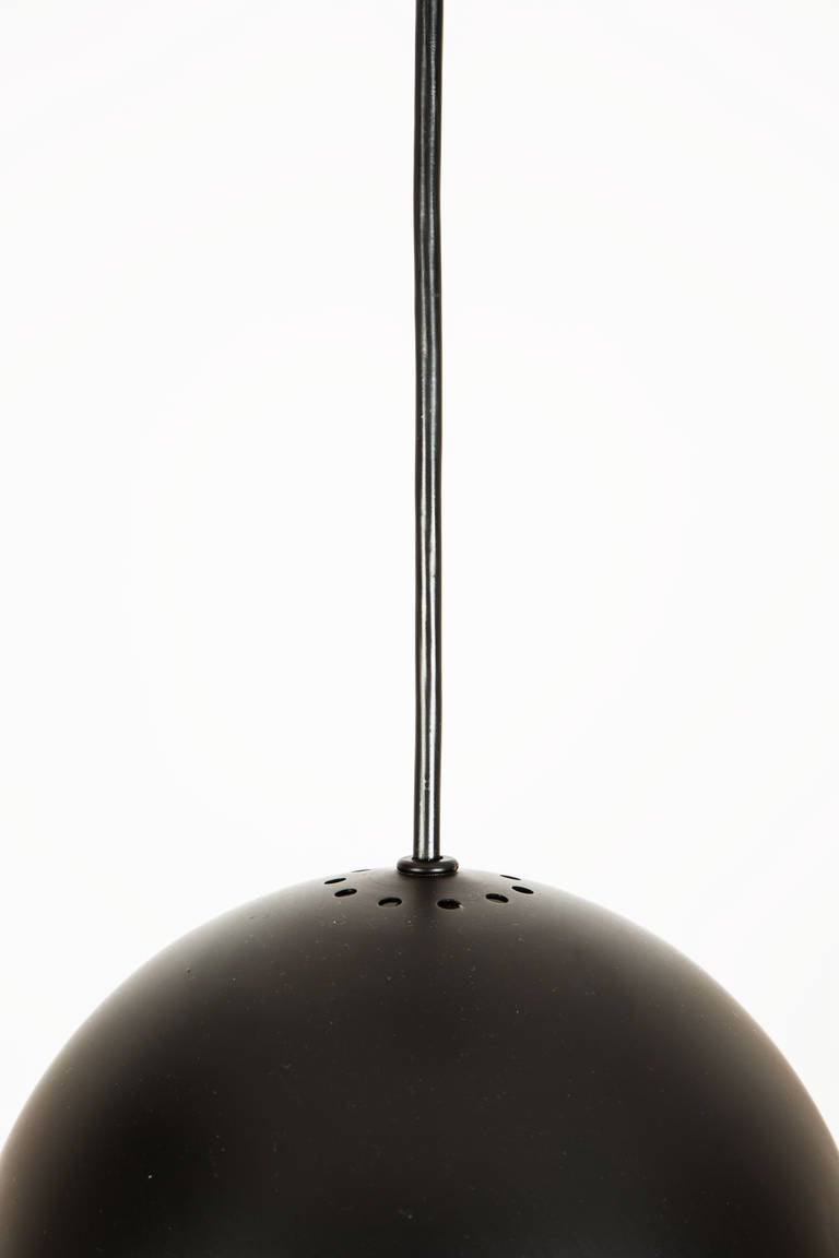 Stilnovo Black Globe Pendants at 1stDibs