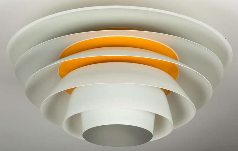 Sven Middelboe Ceiling Light In Excellent Condition In Los Angeles, CA