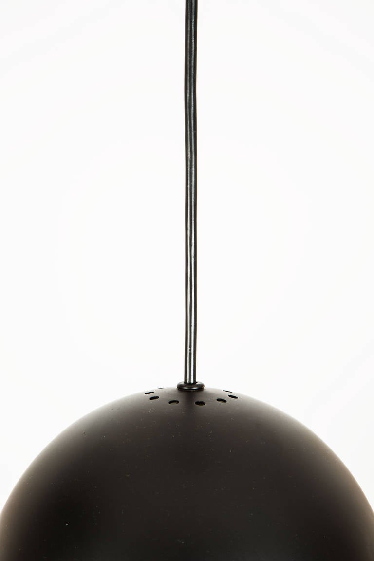 Metal Stilnovo Black Globe Pendants