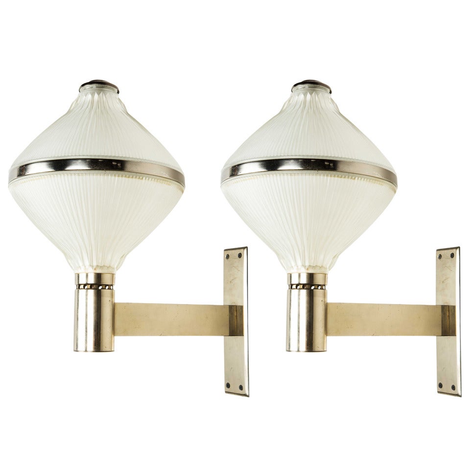 Pair of Studio B.B.P.R. Sconces For Sale