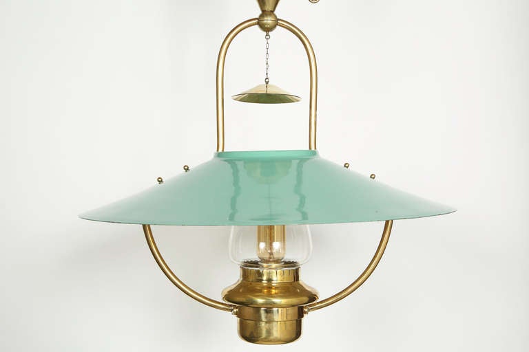 Italian Arteluce Pulley Lamp