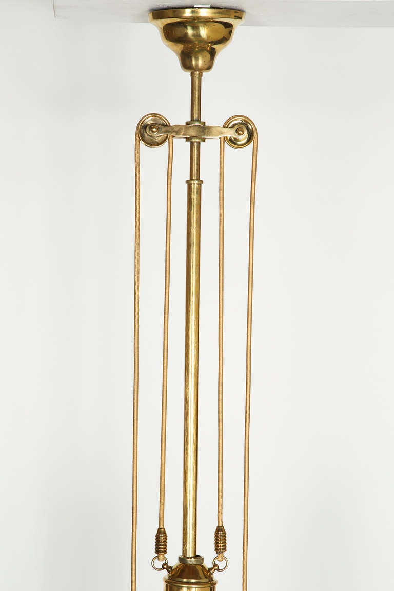 Brass Arteluce Pulley Lamp