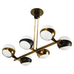 Stilnovo Six-Arm Chandelier