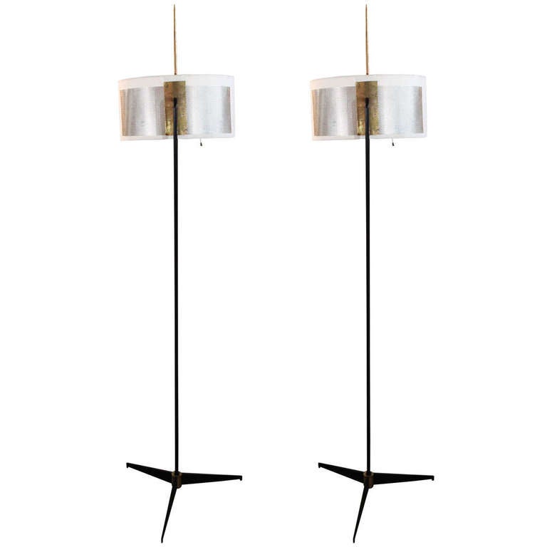 Pair of French Floor Lamps