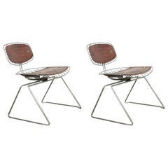 Pair of Center Pompidou Side Chairs