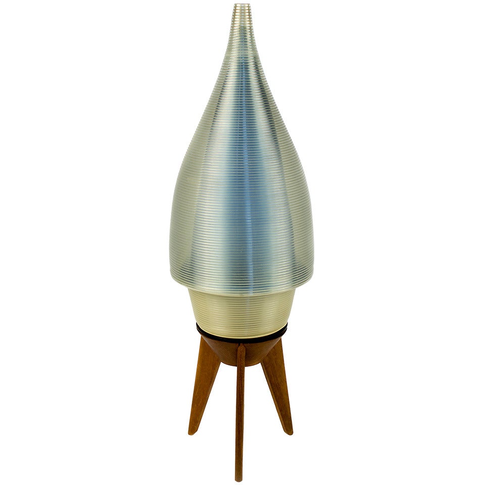 Unique Mid-Century French Table Lamp