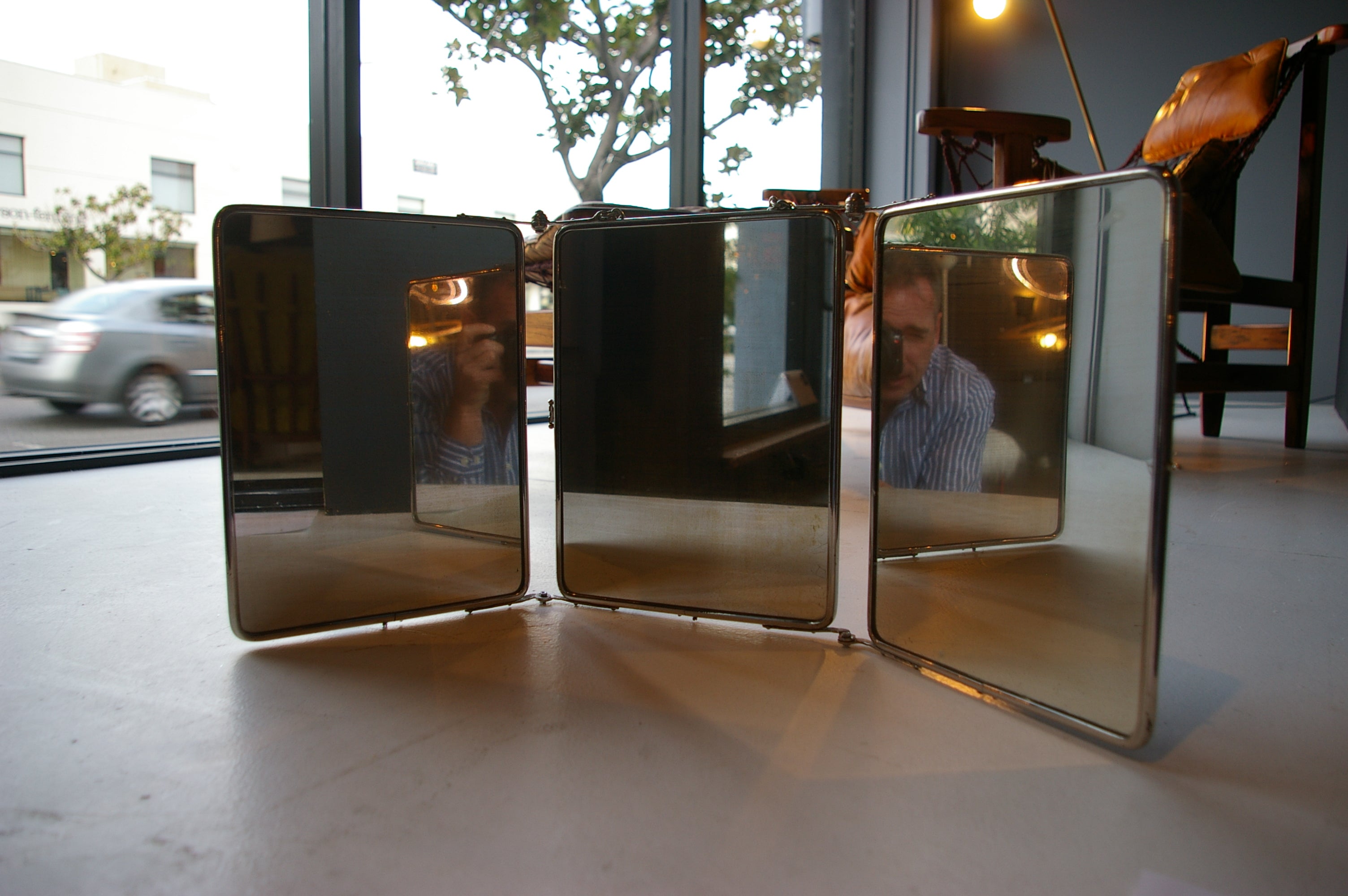Turn of the century Tri-fold Mirror
