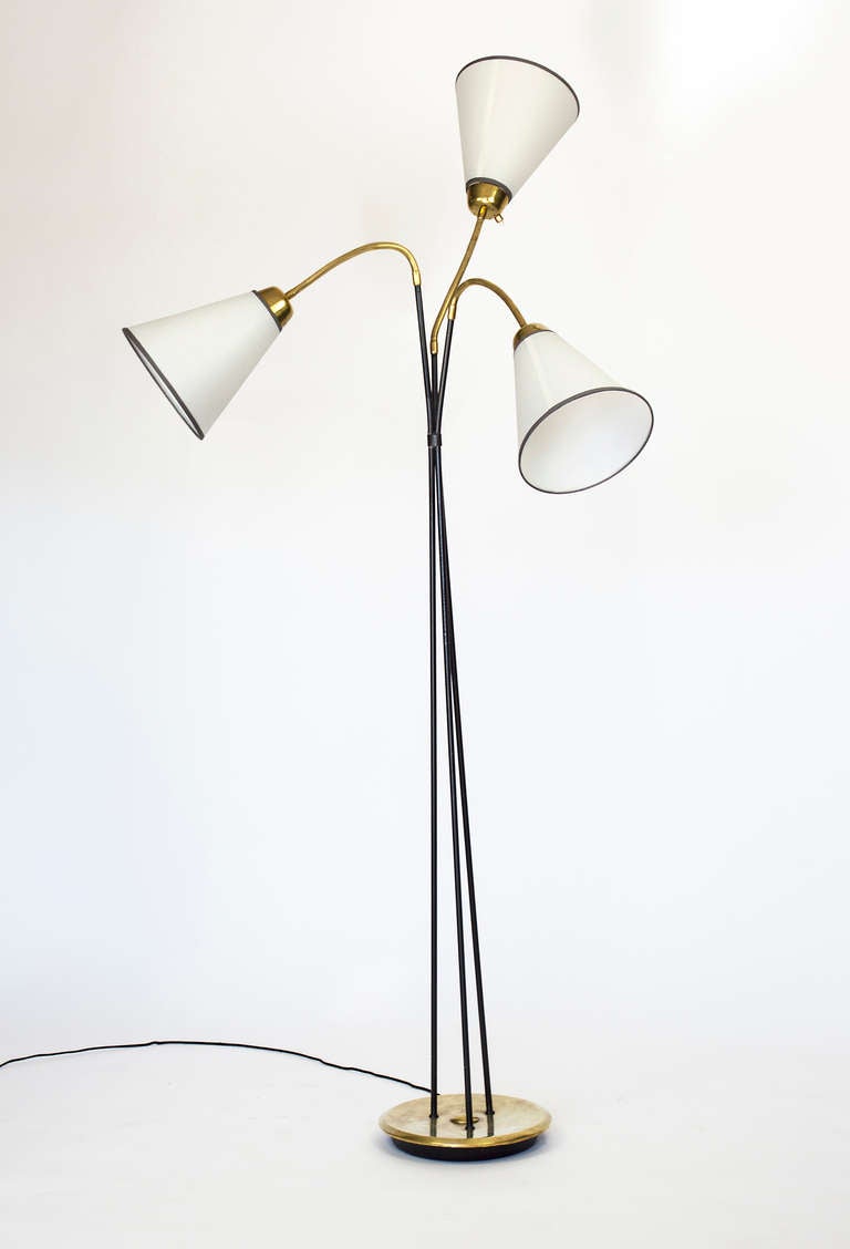 Mid-Century Modern Mid-century French Floor Lamp