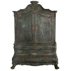 Antique 18th Century Swedish Armoire