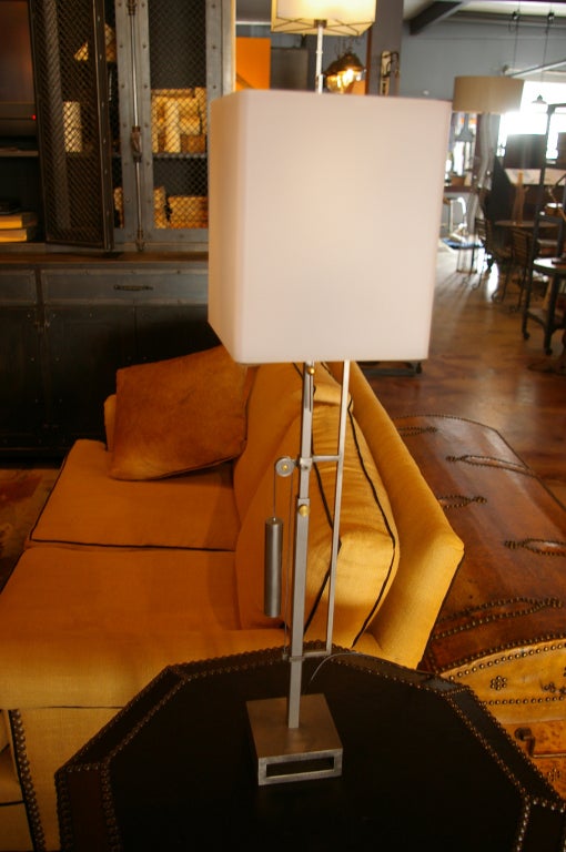 French Mechanical Dimmer Table Lamp (Limited Edition) For Sale