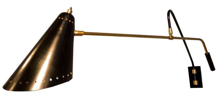 Pair of Articulated French Sconces