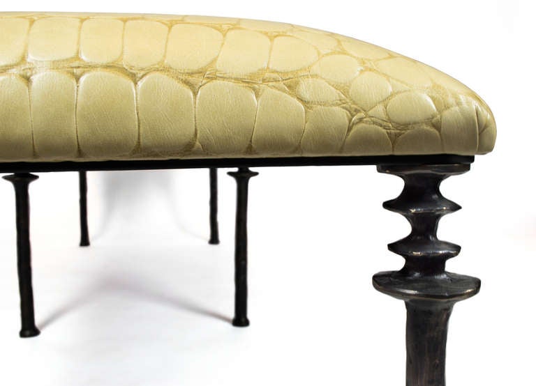 Contemporary Bronze Sorgue Bench (One Of A Kind)