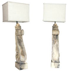 Pair of Terracotta Floor Lamps