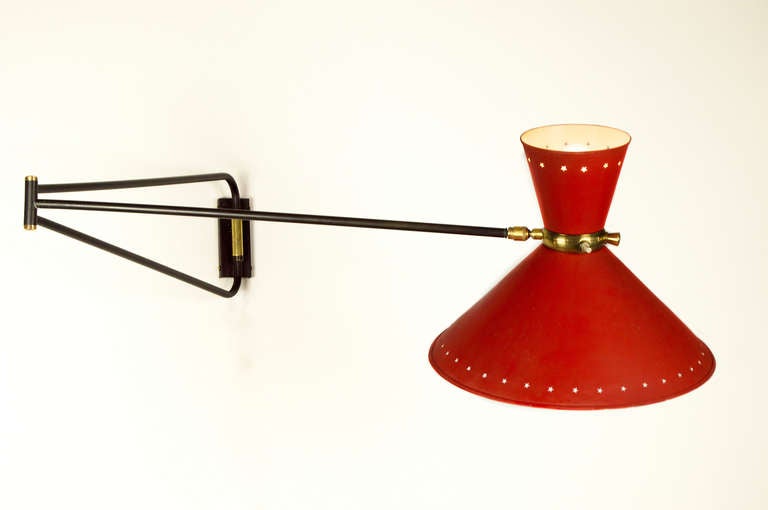 Mid-Century Modern Articulated Mid Century Wall Sconce