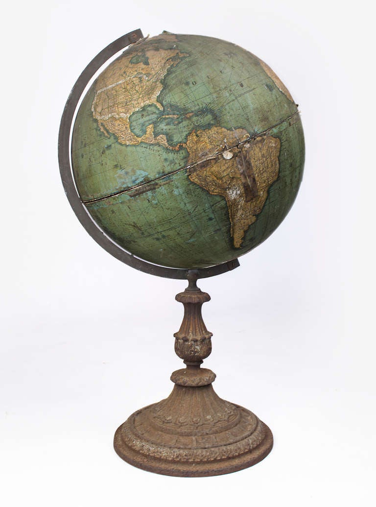 Kiepert 19th Century World Globe