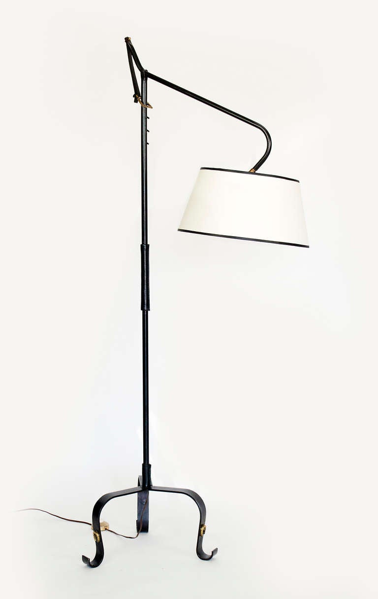 Jacques Adnet Floor Lamp In Good Condition In Los Angeles, CA