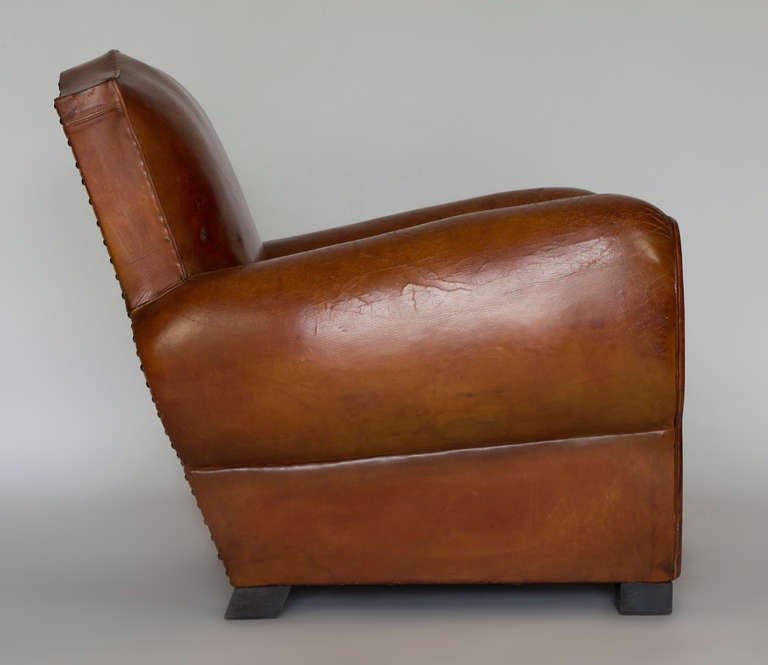 Mid-20th Century 1940's French Club Chair