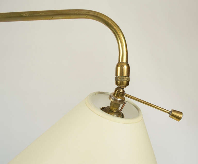 Brass Stylish Counter Balance Floor Lamp