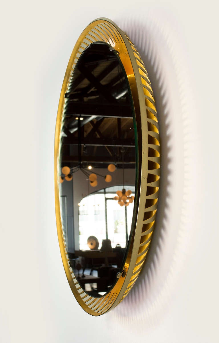 Late 20th Century Italian Back Light Mirror