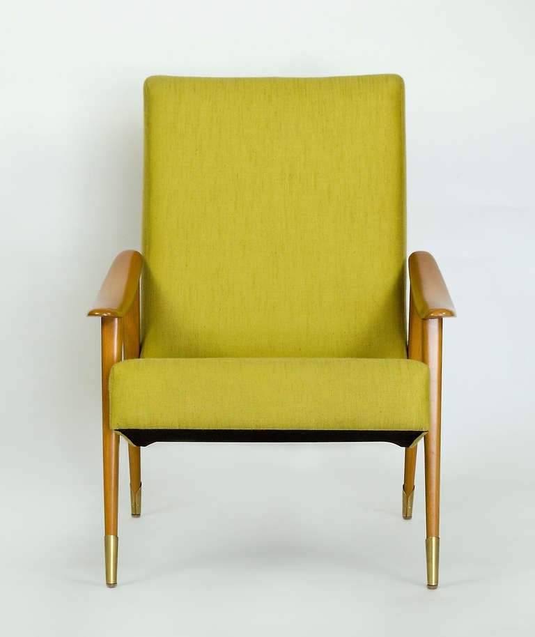 Mid-20th Century Pair of French Midcentury Armchairs