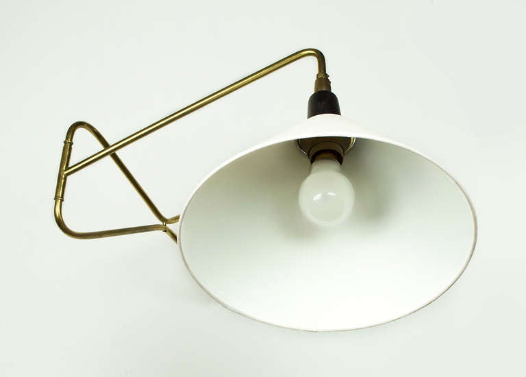 Mid-20th Century Elegant French Mid-Century Sconce by Lunel
