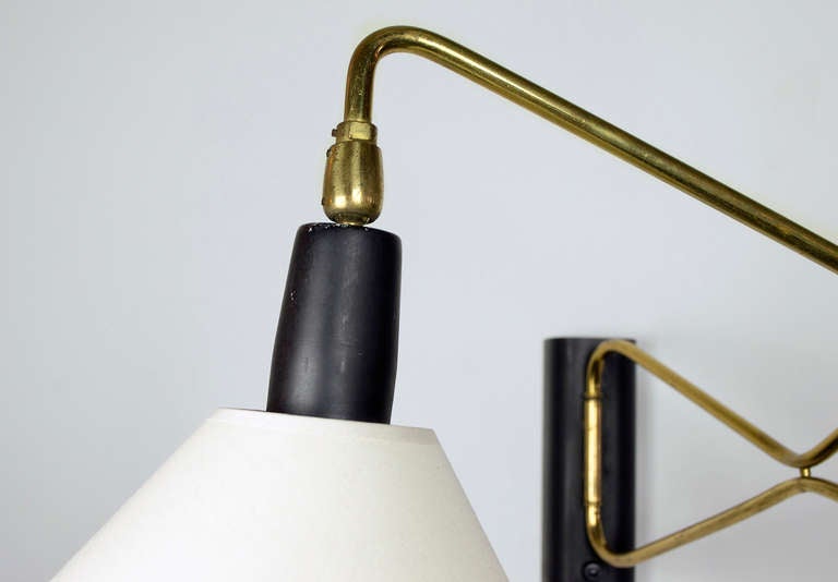 Elegant French Mid-Century Sconce by Lunel 2