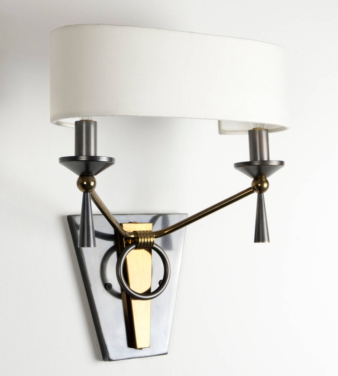 Set of Four 1950s Sconces by Maison Arlus