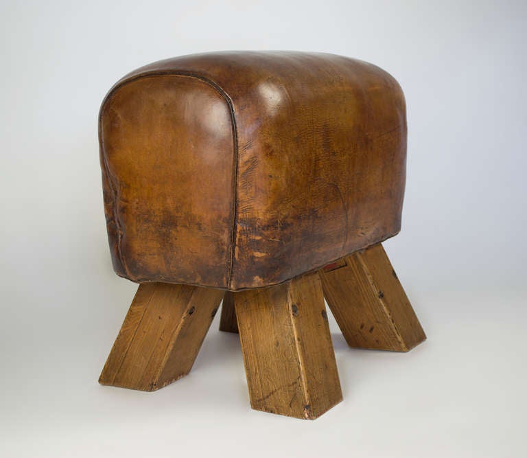 1940′s French Pommel Horse In Good Condition In Los Angeles, CA