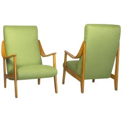 Pair of Mid-Century French Armchairs