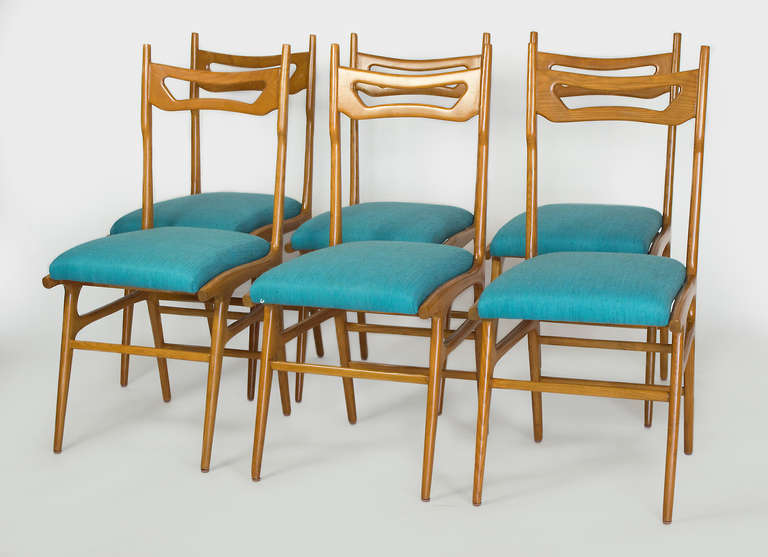 Set of Six Italian Dining Chairs 1