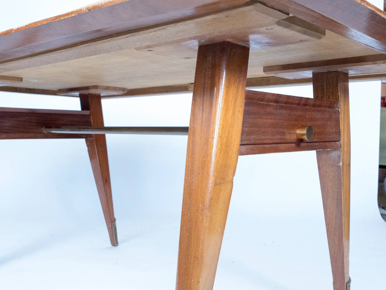 Mesa de comedor francesa de 1950 mediados del siglo XX en venta