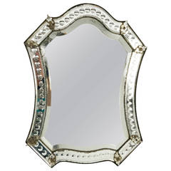 Late 19th Century Venetian Standing Mirror