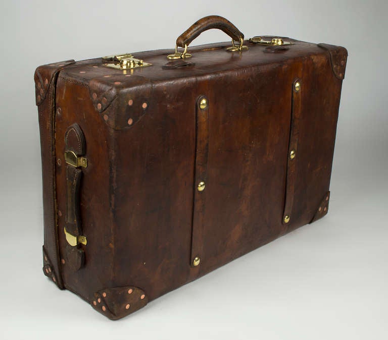 Leather Suitcase at 1stdibs