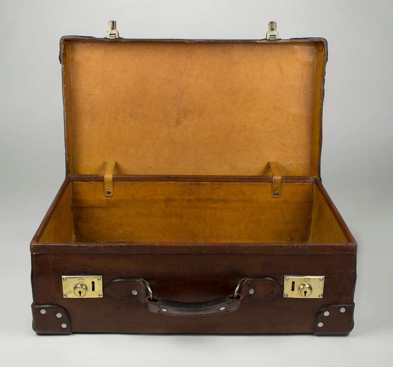 Leather Suitcase at 1stdibs
