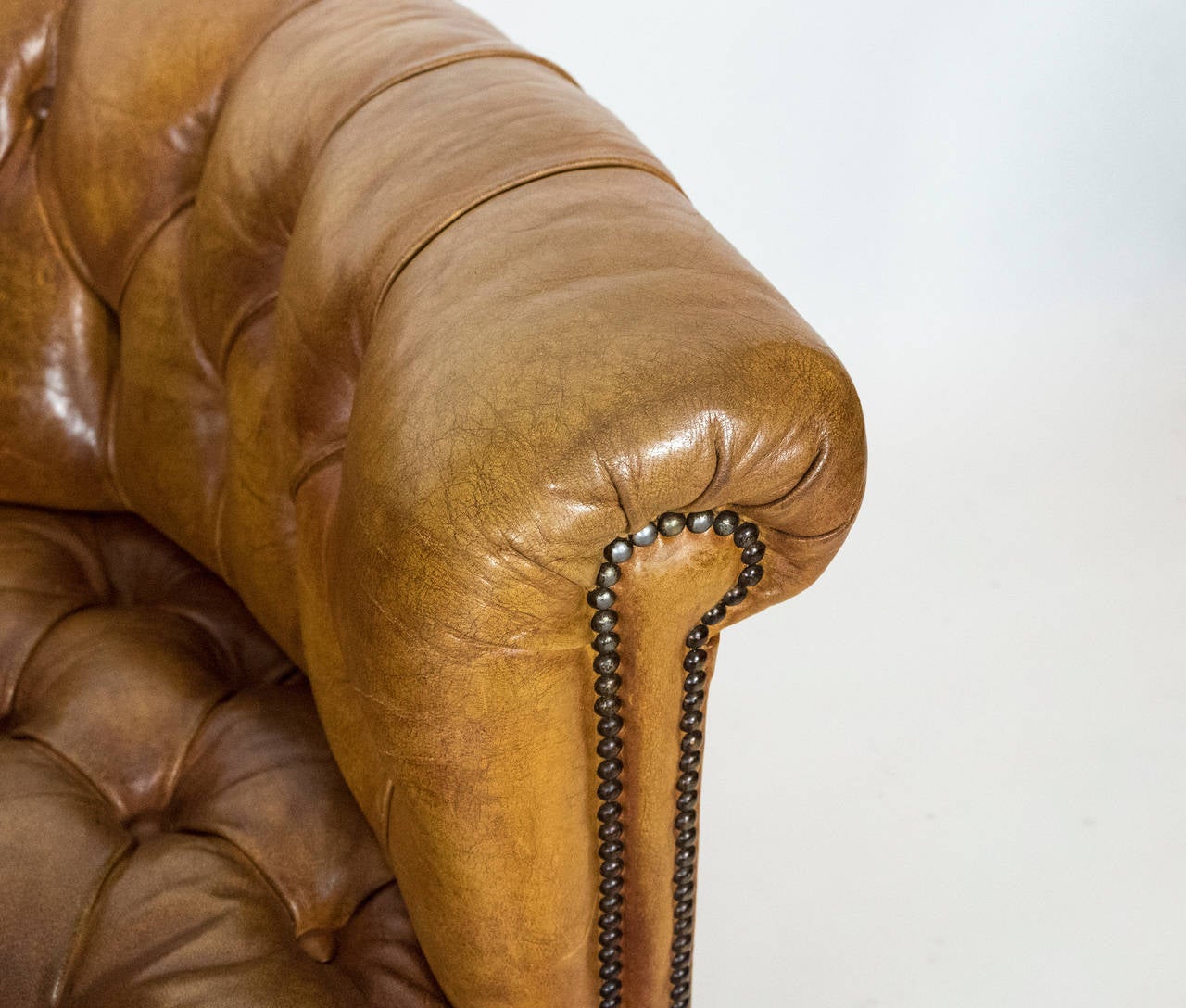 Leather Chesterfield Armchair at 1stDibs chesterfield armchair leather