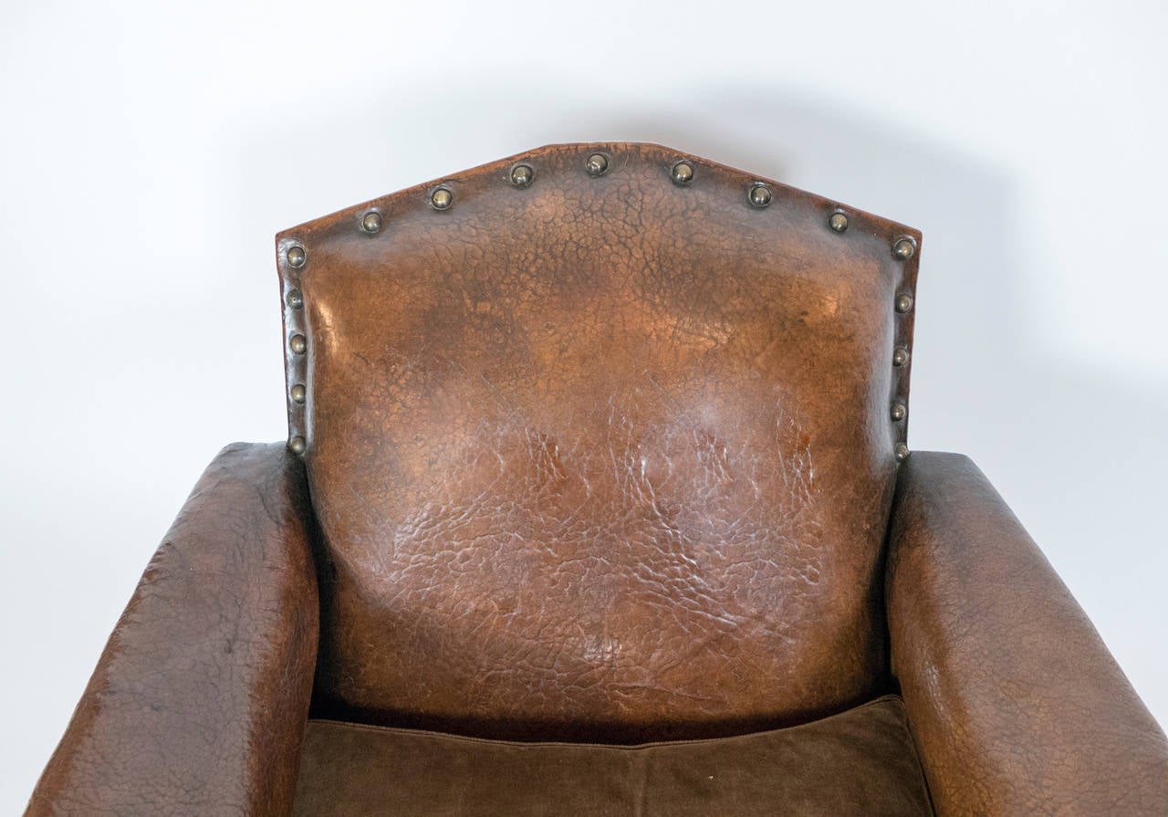 Leather Single Club Chair