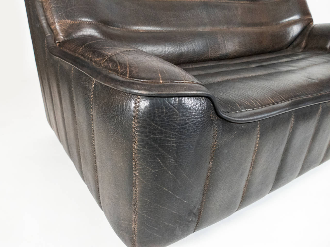 Leather Love Seat by De Sede 1