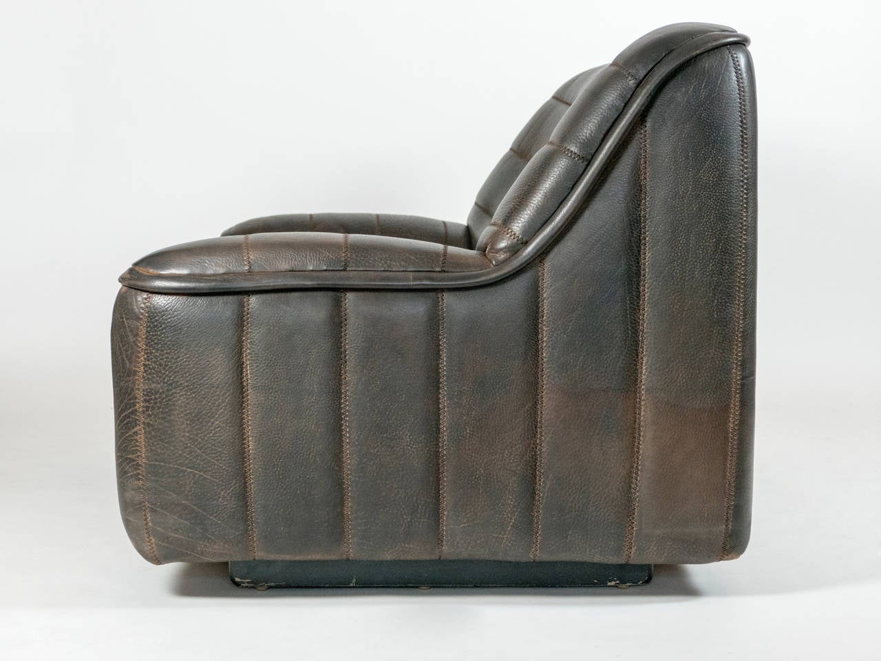Modern Leather Love Seat by De Sede
