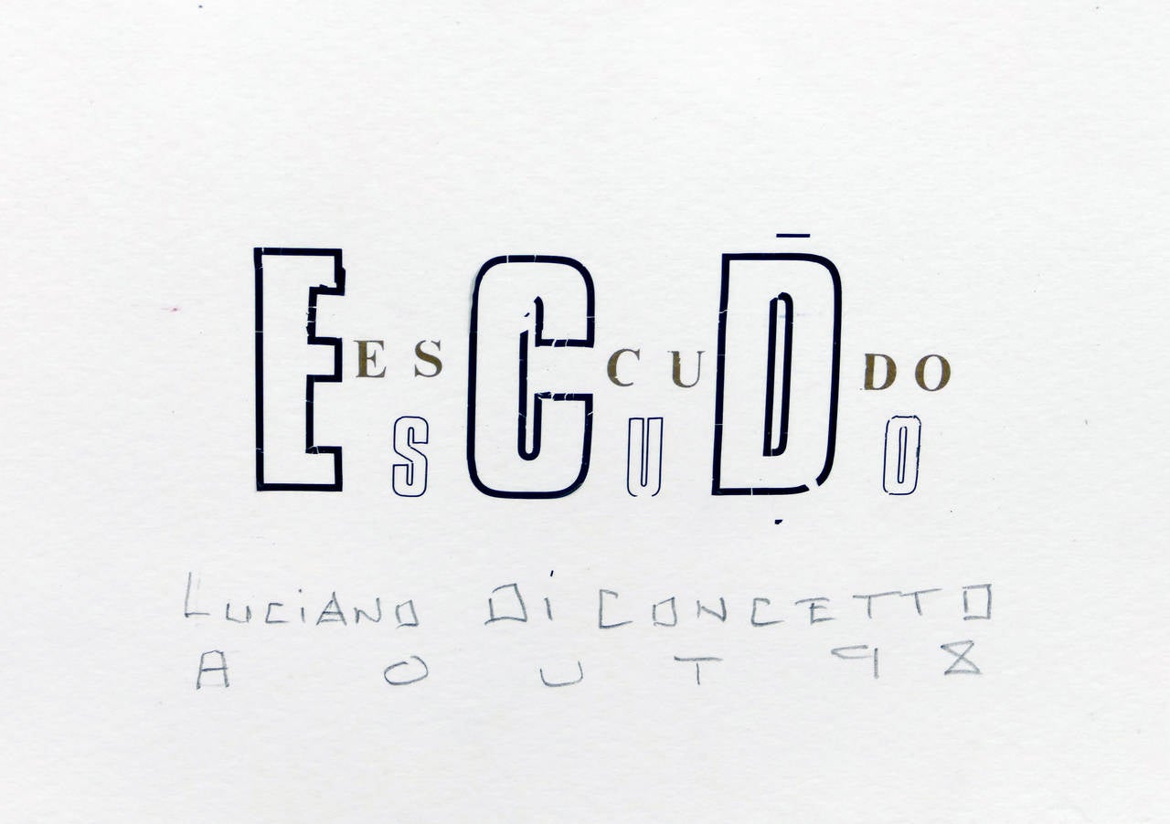 Escudo 1 by Luciano Di Concetto For Sale 3
