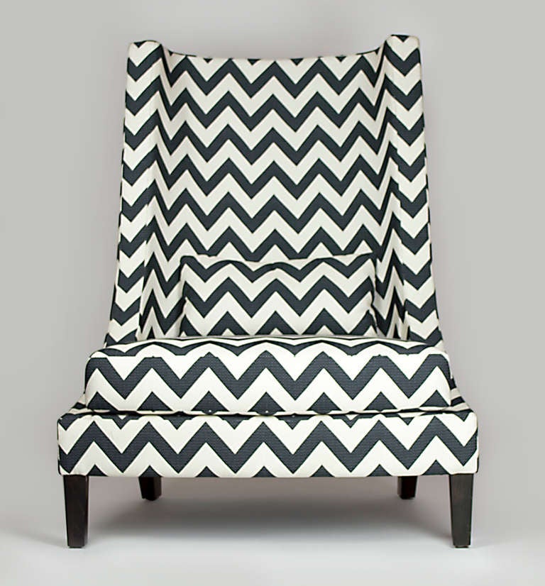 Linen Wing Back Chair