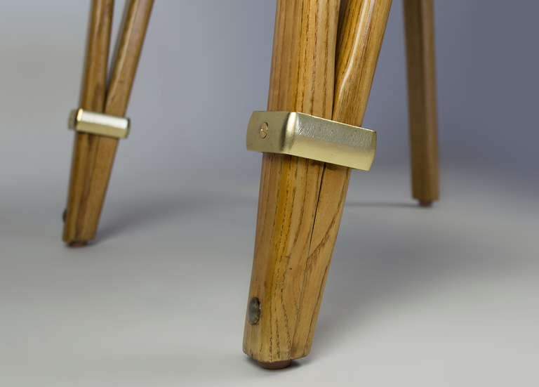 7  Chaises en bois arqué de Steiner en vente 2