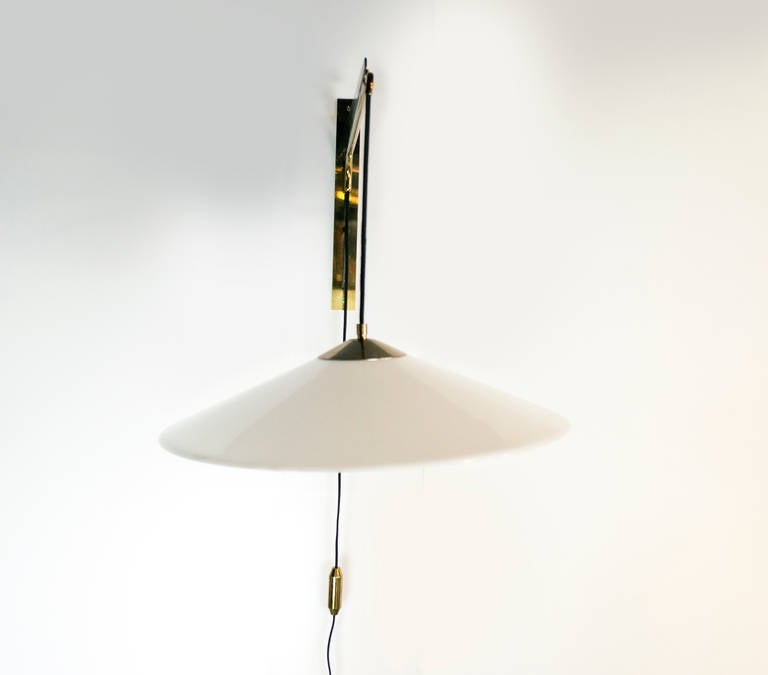 Italian Elegant Adjustable Stilux Wall Sconce