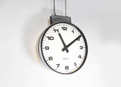 Double Faced Train Station Clock
