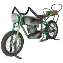 Retro Merry-Go-Round Motorcycle, 1960s