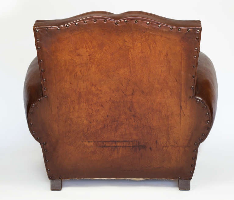 1930's French Moustache Club Chairs 2