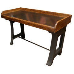 Antique Work Station Console