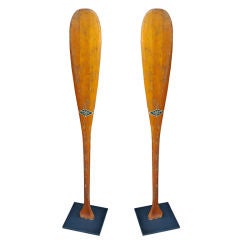 Pair of Oar Table Lamps