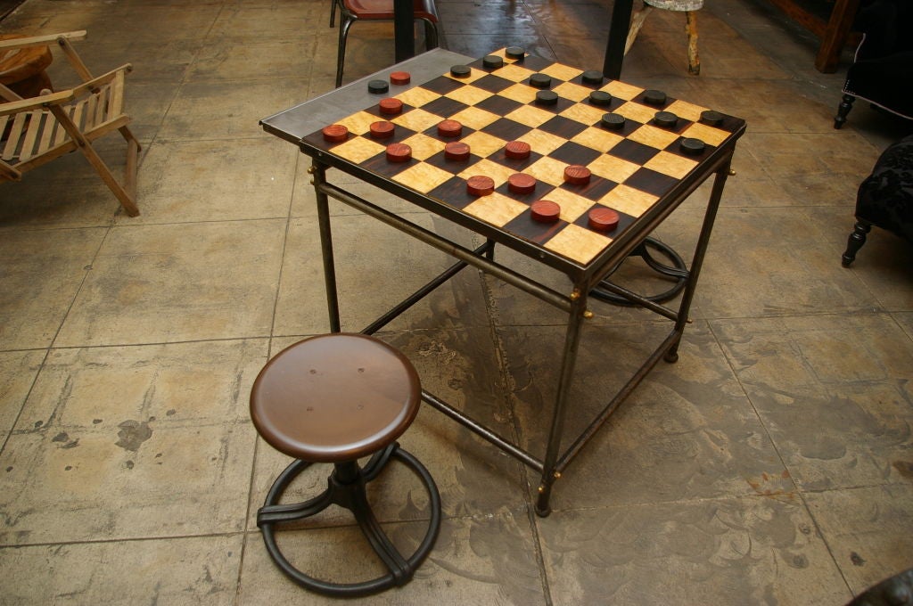 Chess/checker board gaming table