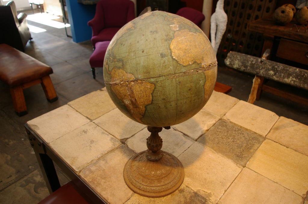 Kiepert 19th Century World Globe
