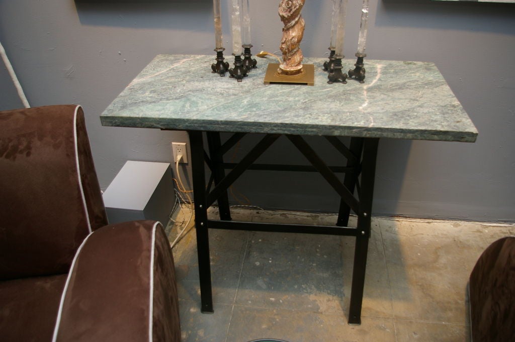 19th Century Marble Industrial Console